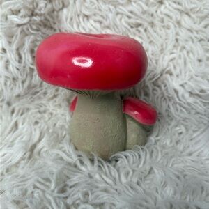 Whimsical Red Mushroom Decor by [Brand]